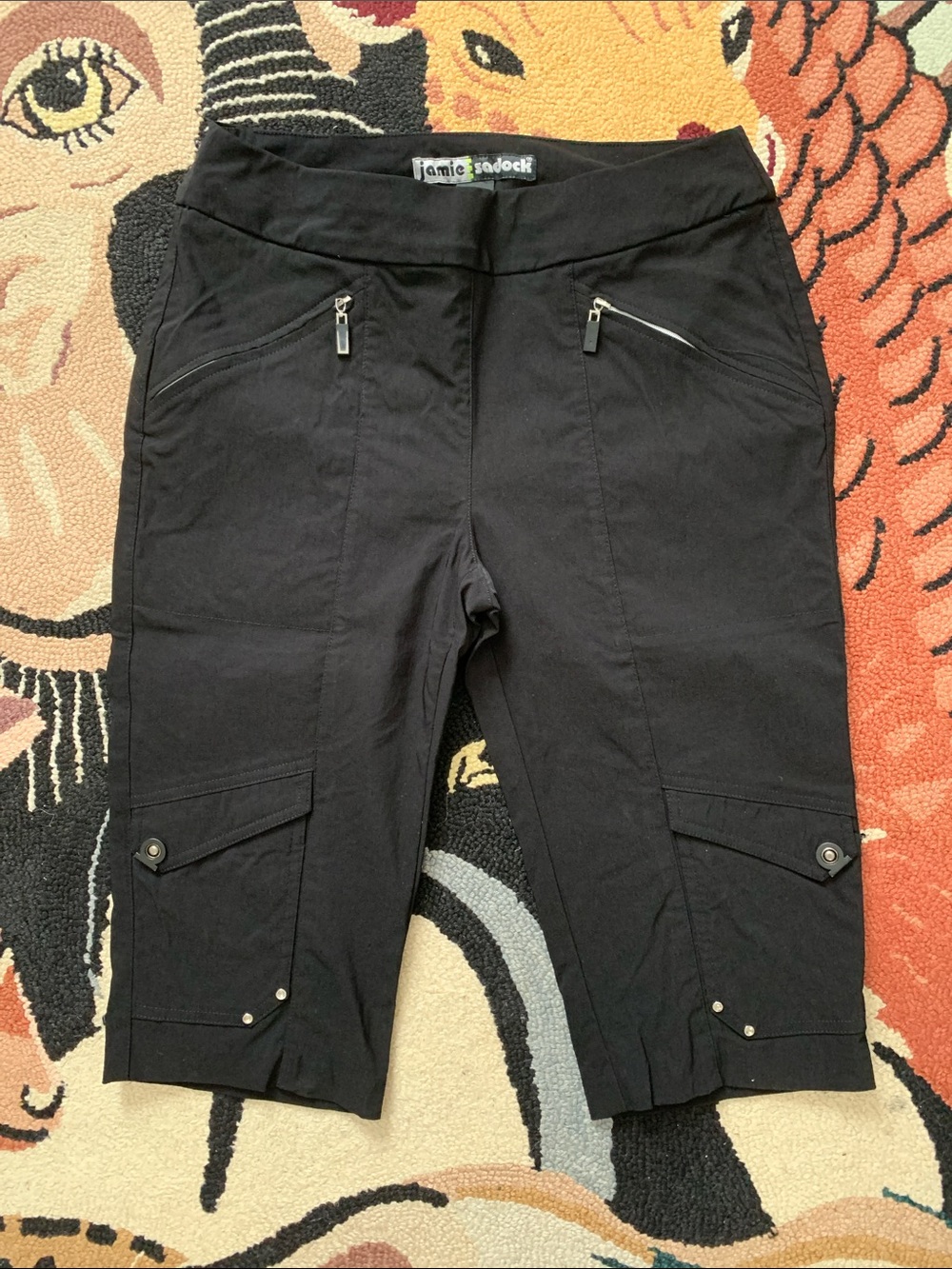 Jaime Sadock Black Bermuda Shorts